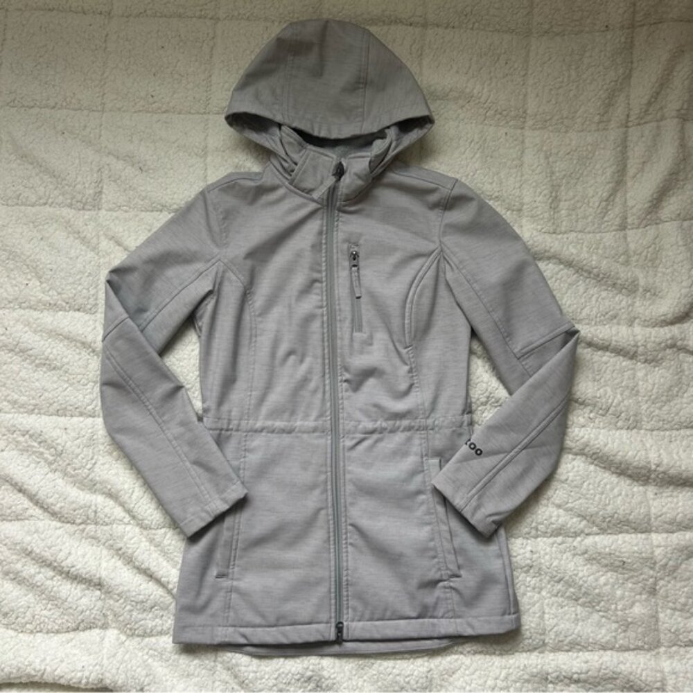 Tattoo from Eclipse - Gray Hooded Winter Jacket with Water-Resistant Finish